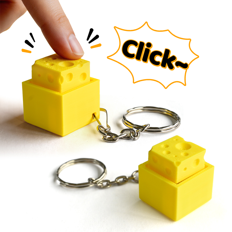 Electronics Latest Gadgets - 3D Printed Cheesy Key Fidget Clicker