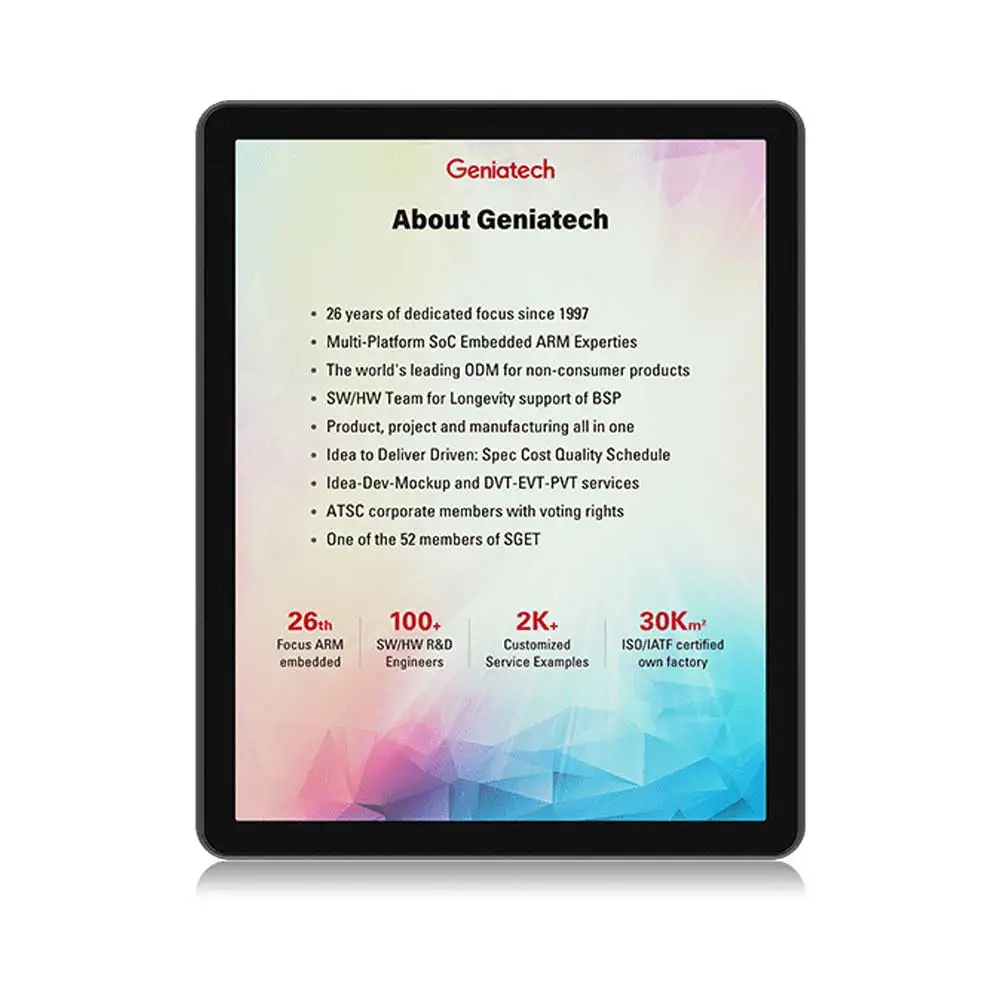 E-Ink Tablet Reader - Geniatech E-reader Color 10 Inch E-ink