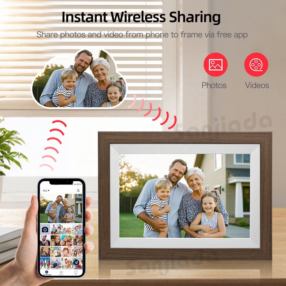 Digital Photo Frame Wifi - 10.1