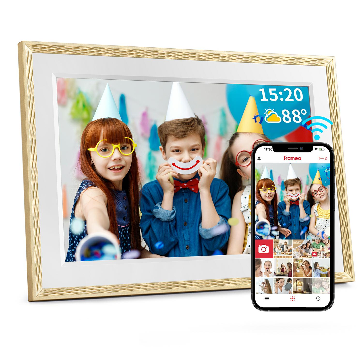 Digital Photo Frame Wifi - Frameo 10.1 Inch Digital Picture Frame，WiFi