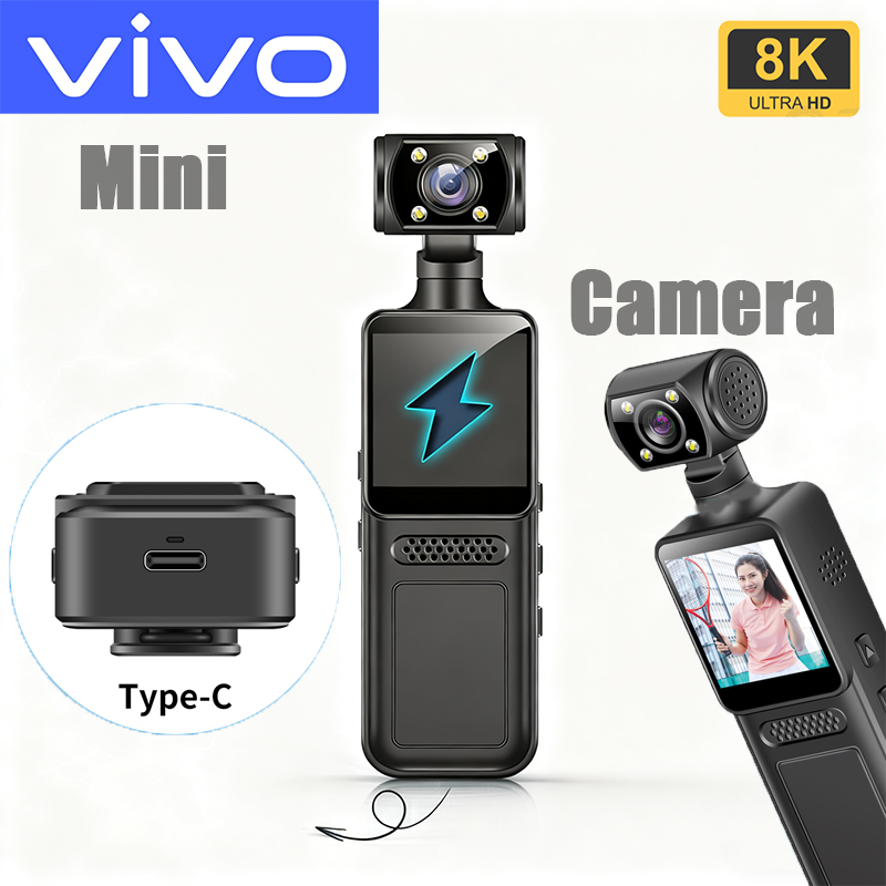 Compact Camera Mirrorless - VIVO 8K HD Handheld Pocket Camera