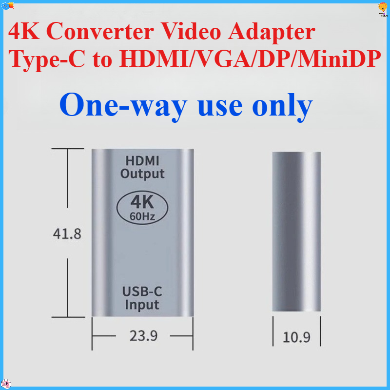 Electronics And Gadgets C - 4K Converter Video Adapter Type-C To