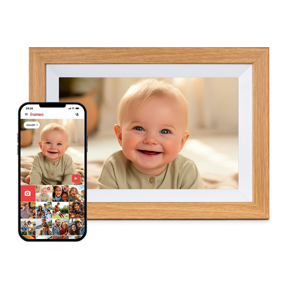 Digital Photo Frame Wifi - LCD Touch Screen 32GB Storage WiFi