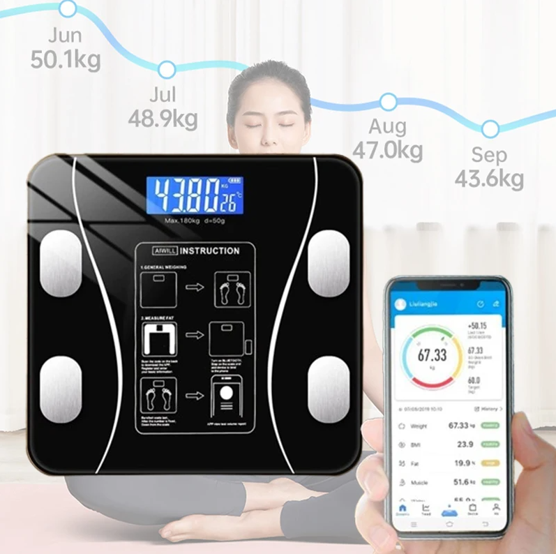 Body Fat Scale Smart - USB Intelligent Precise Body Fat Scale
