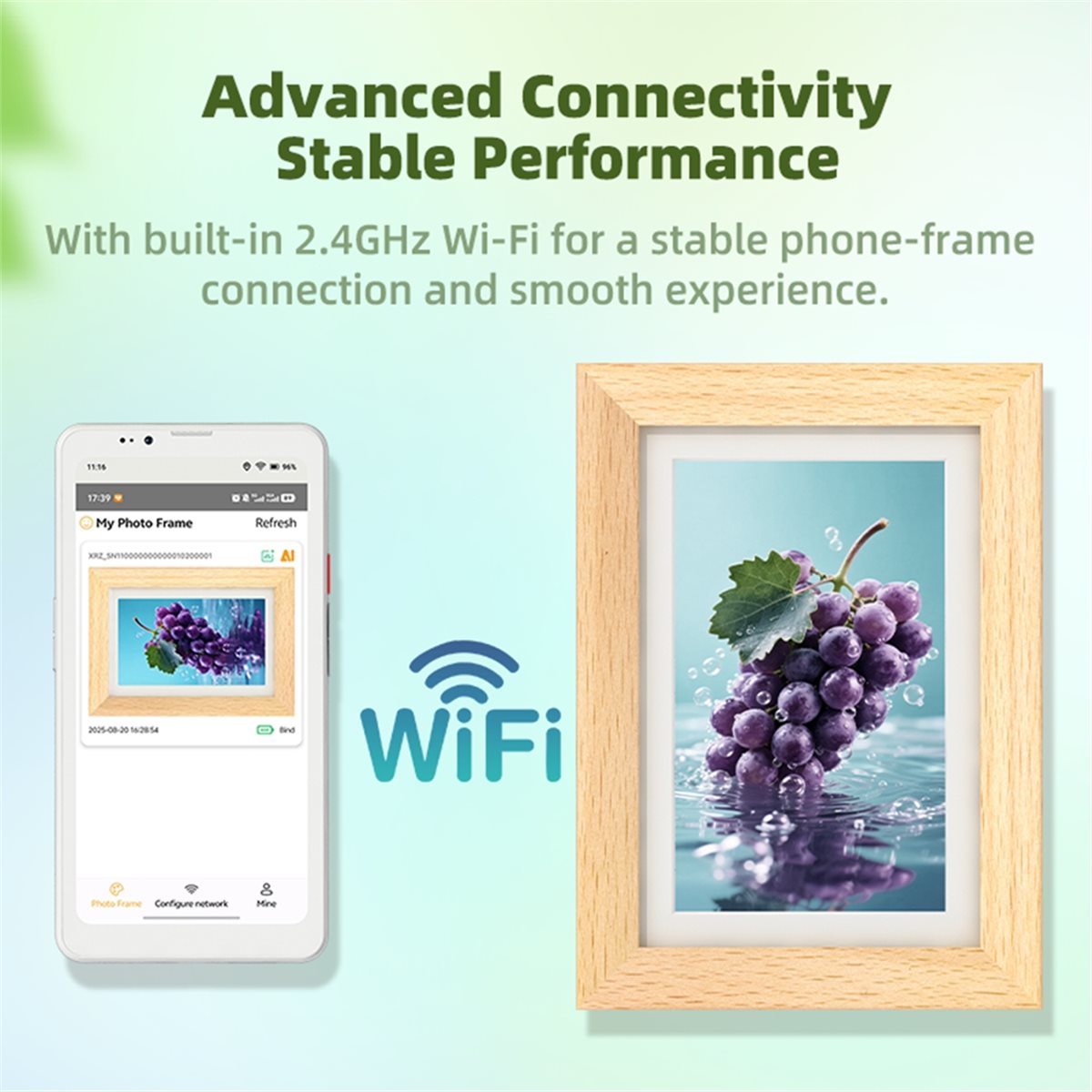 A73T 7.3'' Color E-Ink Display - Digital Photo Frame Wifi 评论和价格