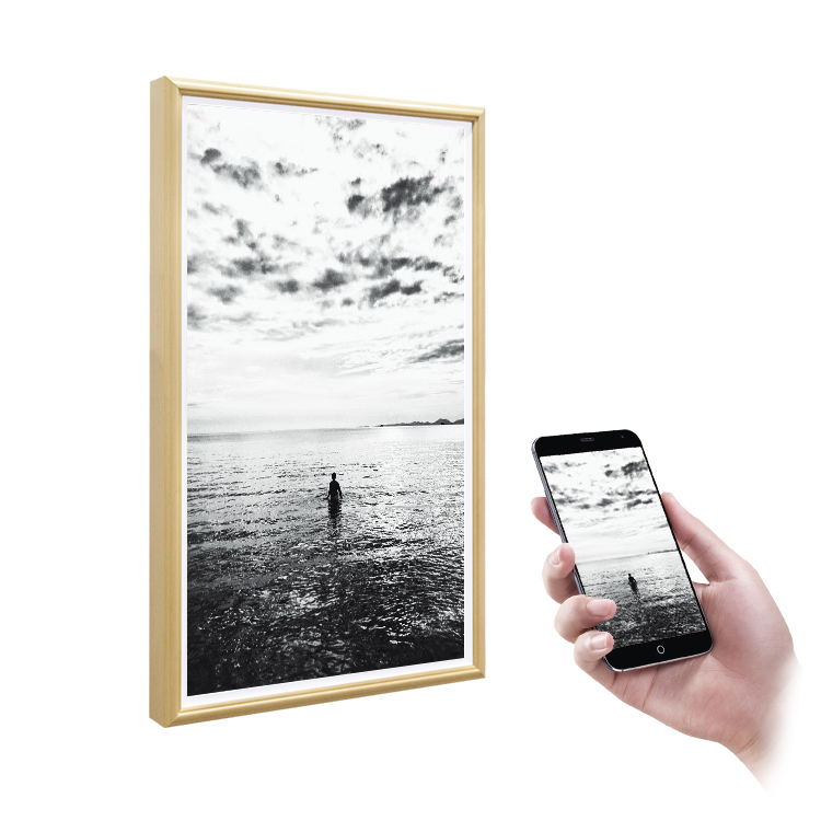 32-Inch Smart Wooden Digital P - Digital Photo Frame Wifi 评论和价格