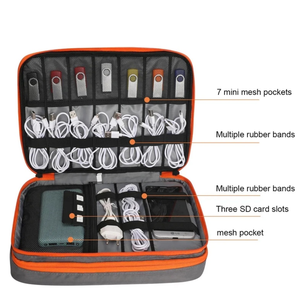 Double Layers Large Capacity T - Electronics Gadgets And Accessories 评论和价格