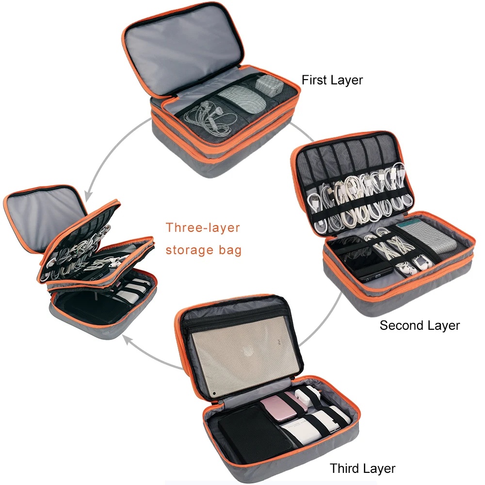 Double Layers Large Capacity T - Electronics Gadgets And Accessories 评论和价格