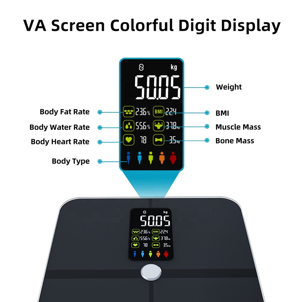 Smart Electronic Scale Mini Ch - Body Fat Scale Smart 评论和价格