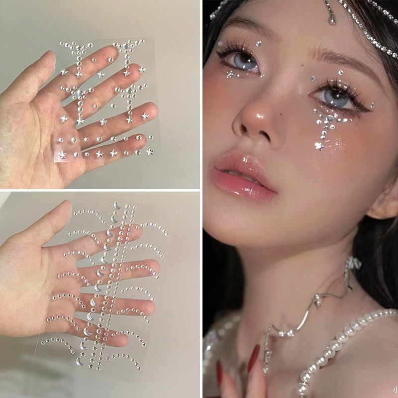 Face Stickers Shiny Crystal Te - Electronics & Gadgets Icon 评论和价格