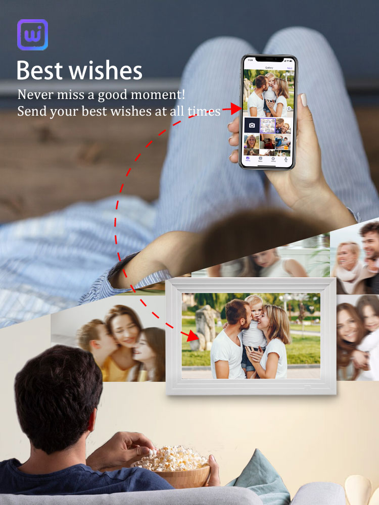 10.1-Inch WiFi Digital Photo F - Digital Photo Frame Wifi 评论和价格