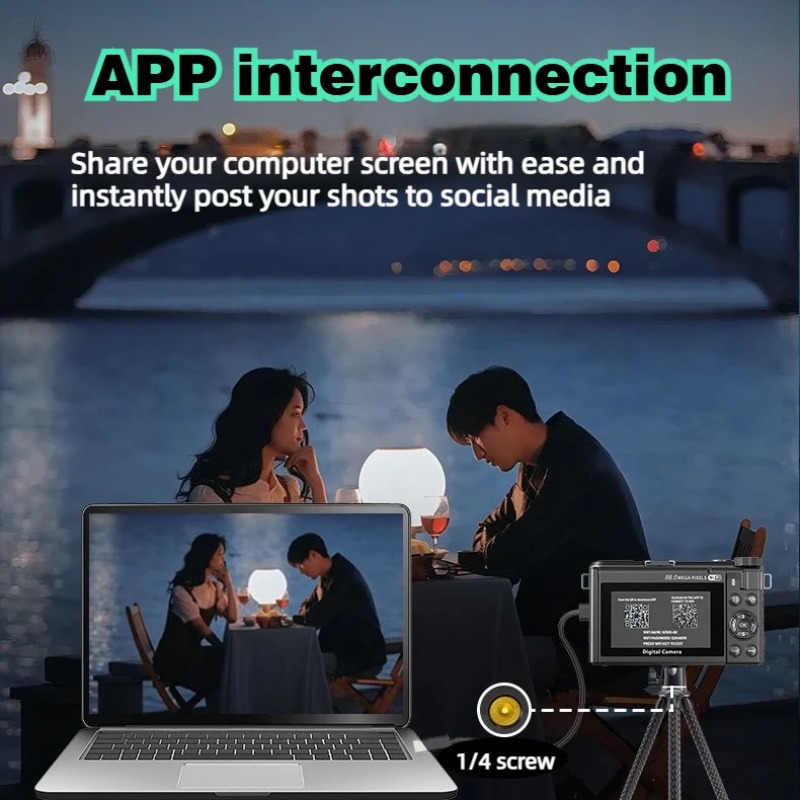 WD300 8K Digital Camera 88MP v - Electronic Gadgets For Home 评论和价格