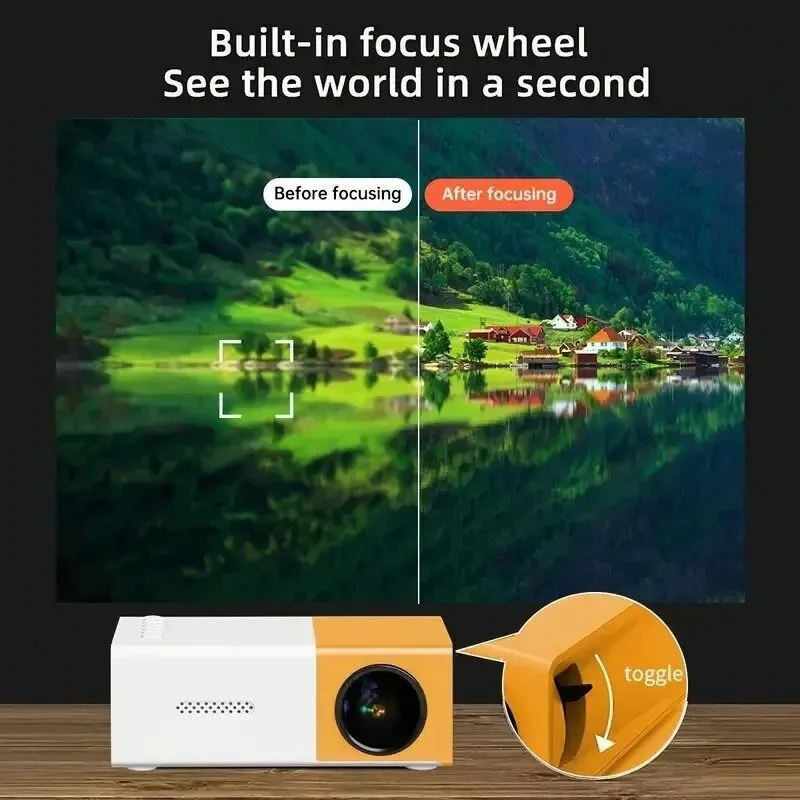110V-220V Portable TV Projecto - Mini Projector Portable 评论和价格