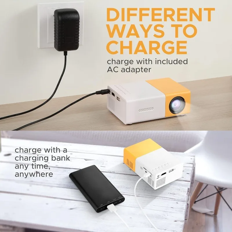 110V-220V Portable TV Projecto - Mini Projector Portable 评论和价格