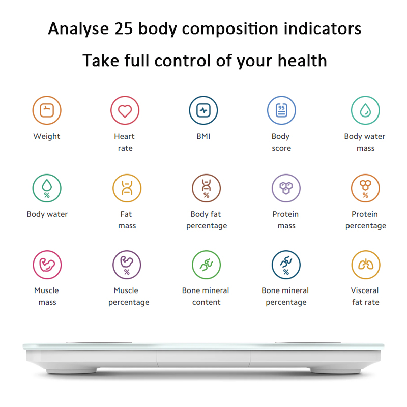 Xiaomi Body Fat Scale S400 Blu - Body Fat Scale Smart 评论和价格