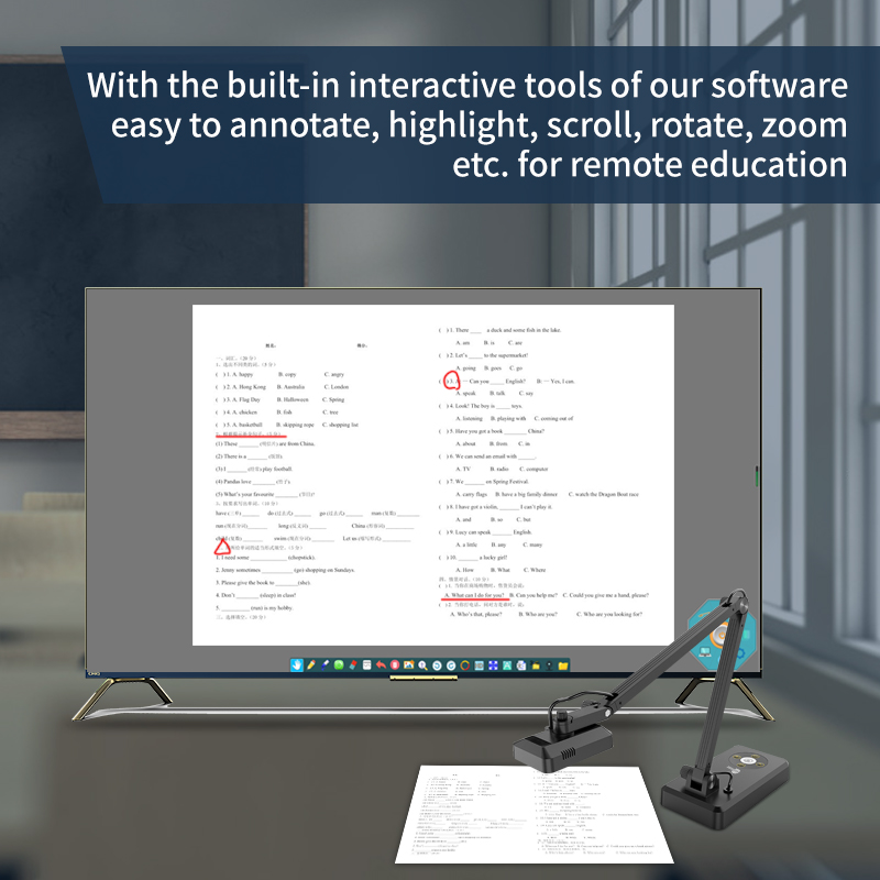 4K Digital Visual Presenter |  - Document Camera Visualizer 评论和价格
