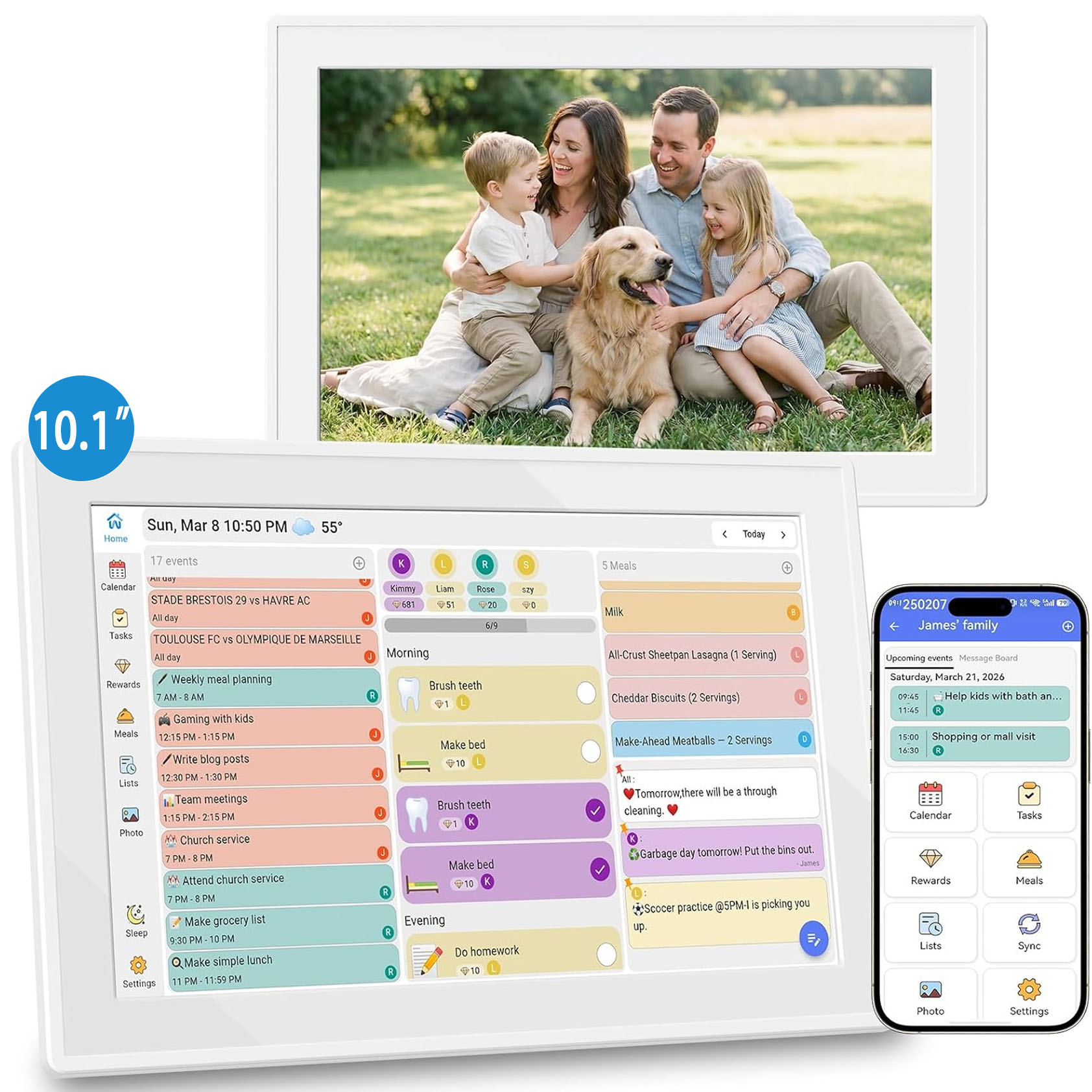 10.1 Inch WiFi Digital Family  - Digital Photo Frame Wifi 评论和价格