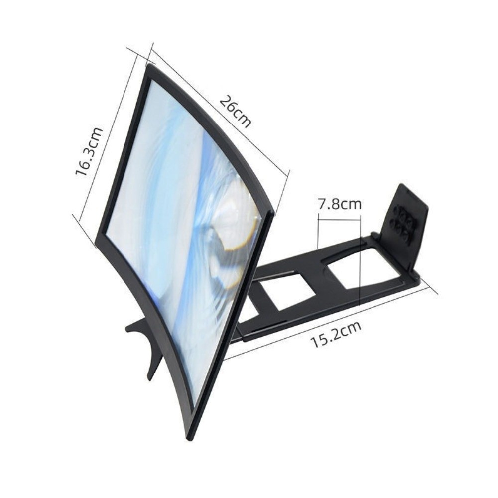 12 Inch 3D Screen Magnifier Br - Mini Projector Portable 评论和价格