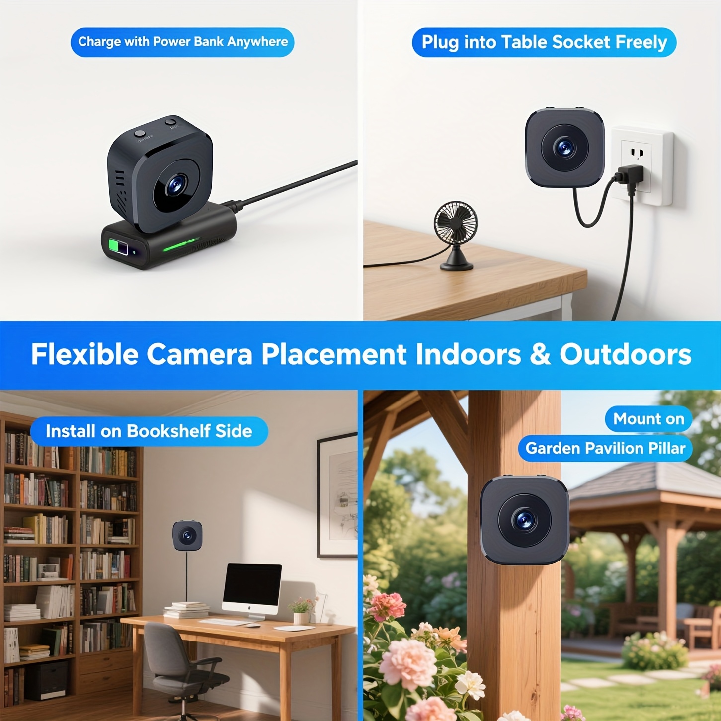 1080P HD Mini WiFi Camera Indo - Compact Camera Mirrorless 评论和价格
