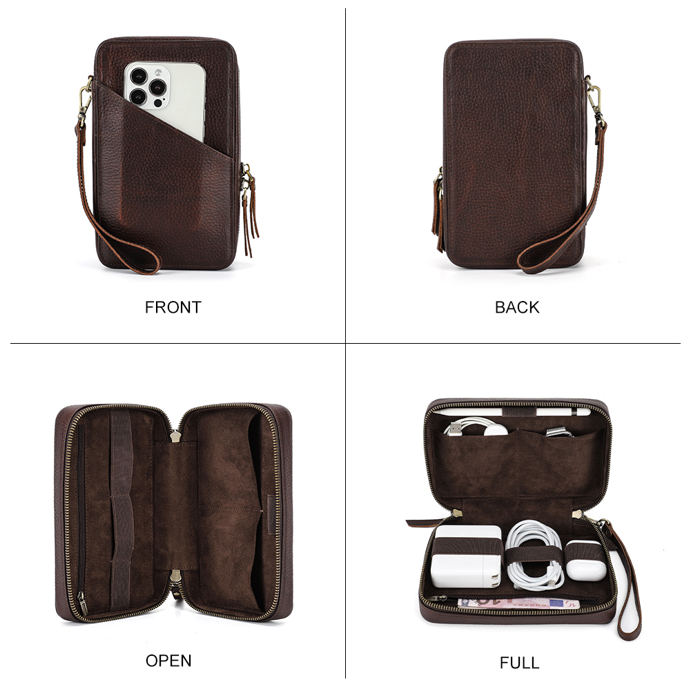 Genuine Leather Portable USB D - Electronics Gadgets And Accessories 评论和价格