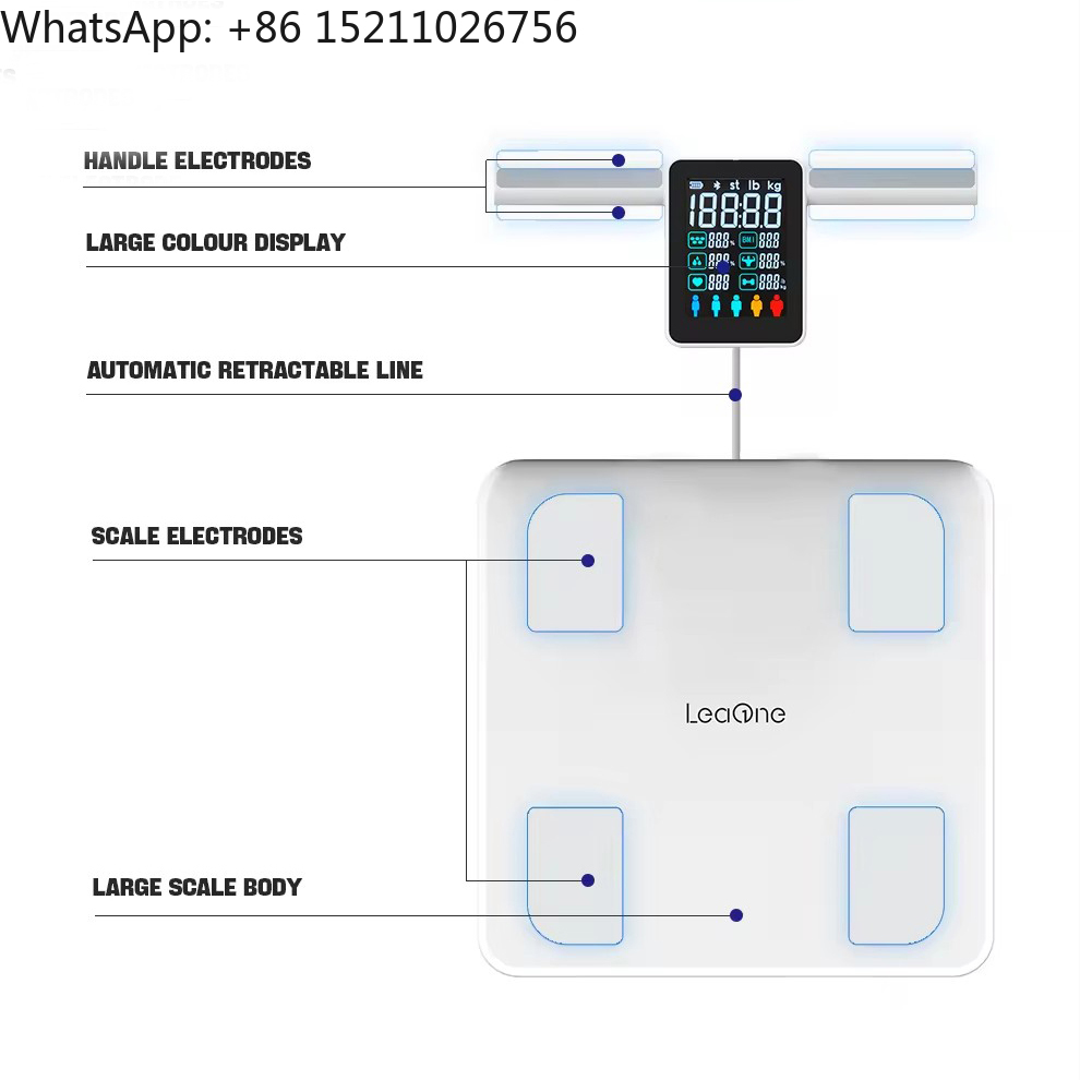Factory 30 Body Data 8 Electro - Body Fat Scale Smart 评论和价格
