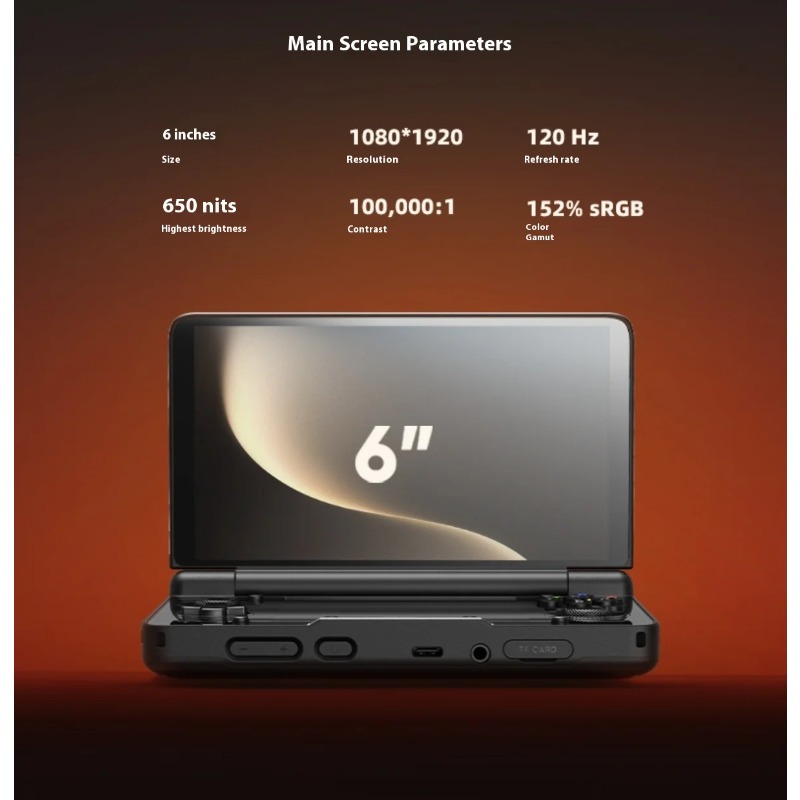 6inch 1080P 120Hz AMOLED Scree - Handheld Game Console 评论和价格