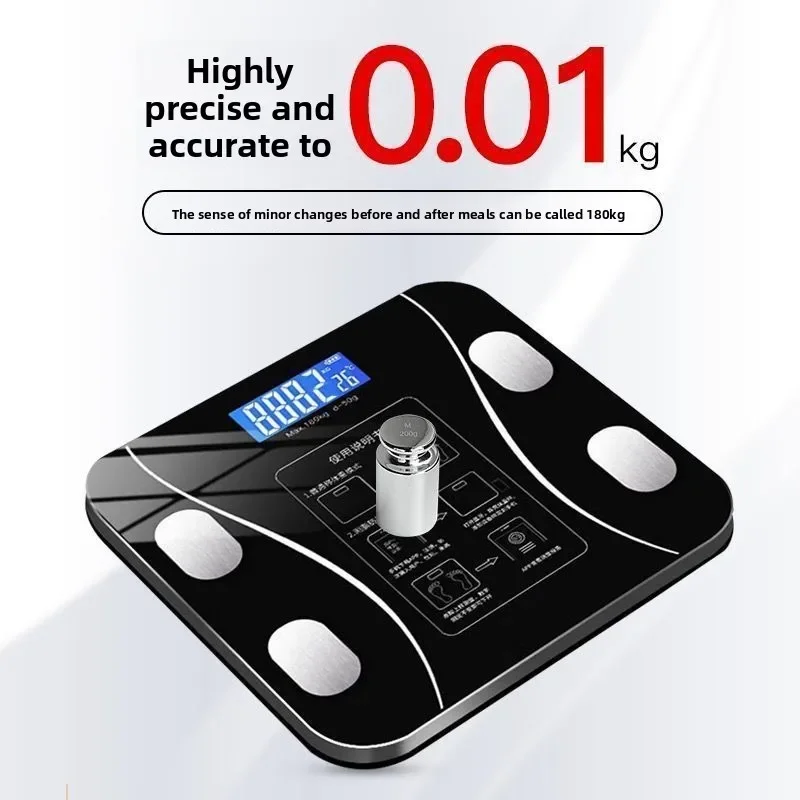 High Precision USB Rechargeabl - Body Fat Scale Smart 评论和价格