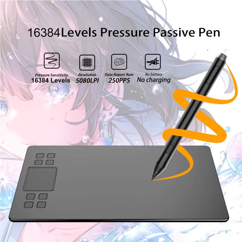 10×6 Inch Drawing Tablet Batte - Digital Drawing Tablet 评论和价格