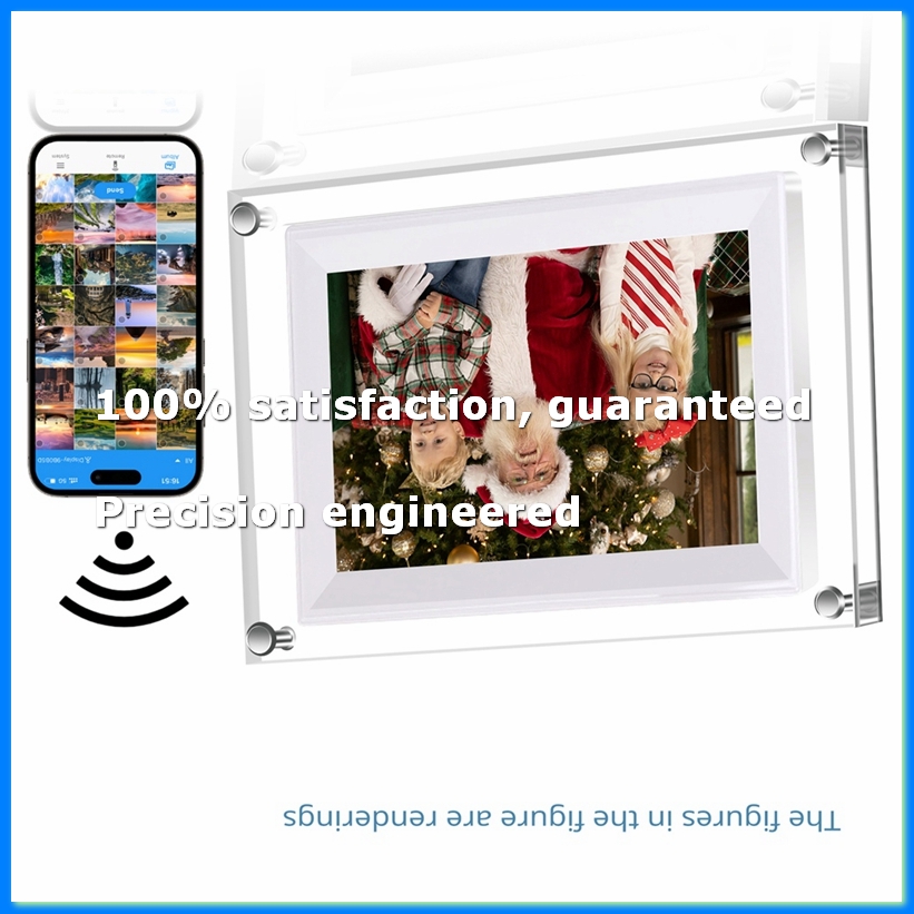 New 7-Inch Transparent Acrylic - Digital Photo Frame Wifi 评论和价格