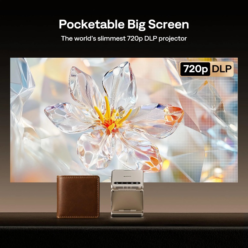 Yinzam ZIP Gold Tri-Fold Porta - Mini Projector Portable 评论和价格