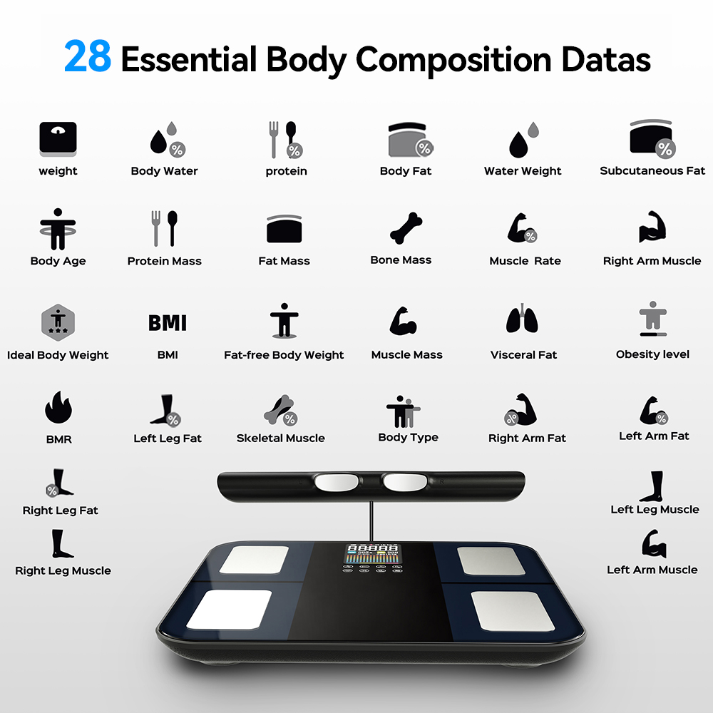 Smart Digital Body Composition - Body Fat Scale Smart 评论和价格
