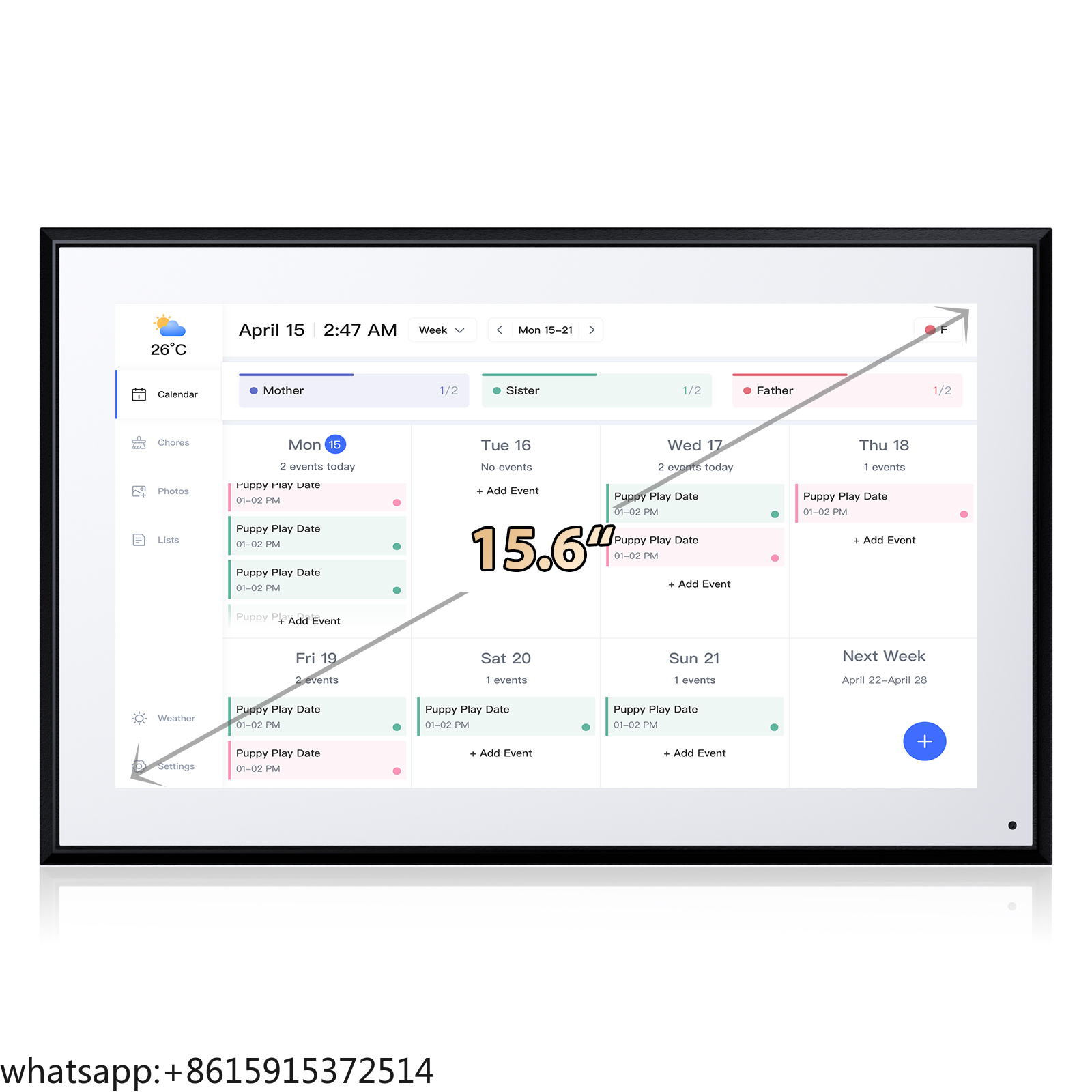 TCDSTARSmart Calendar Digital  - Digital Photo Frame Wifi 评论和价格